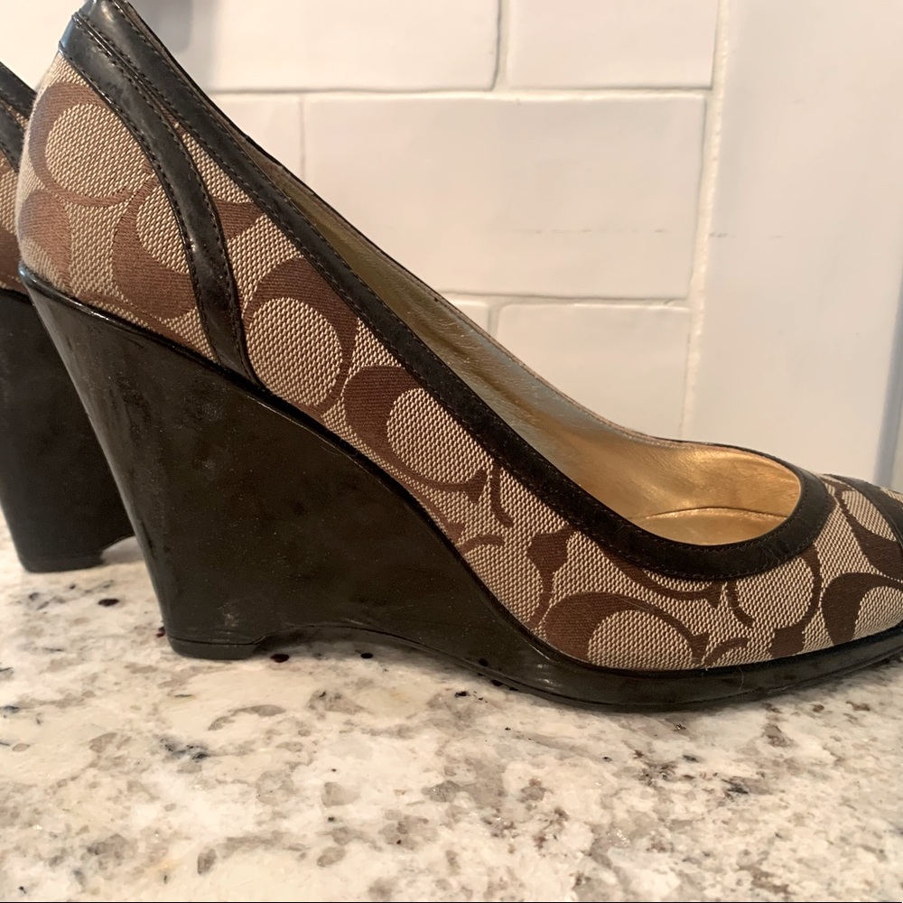 Coach Wedges - Picture 2 of 3